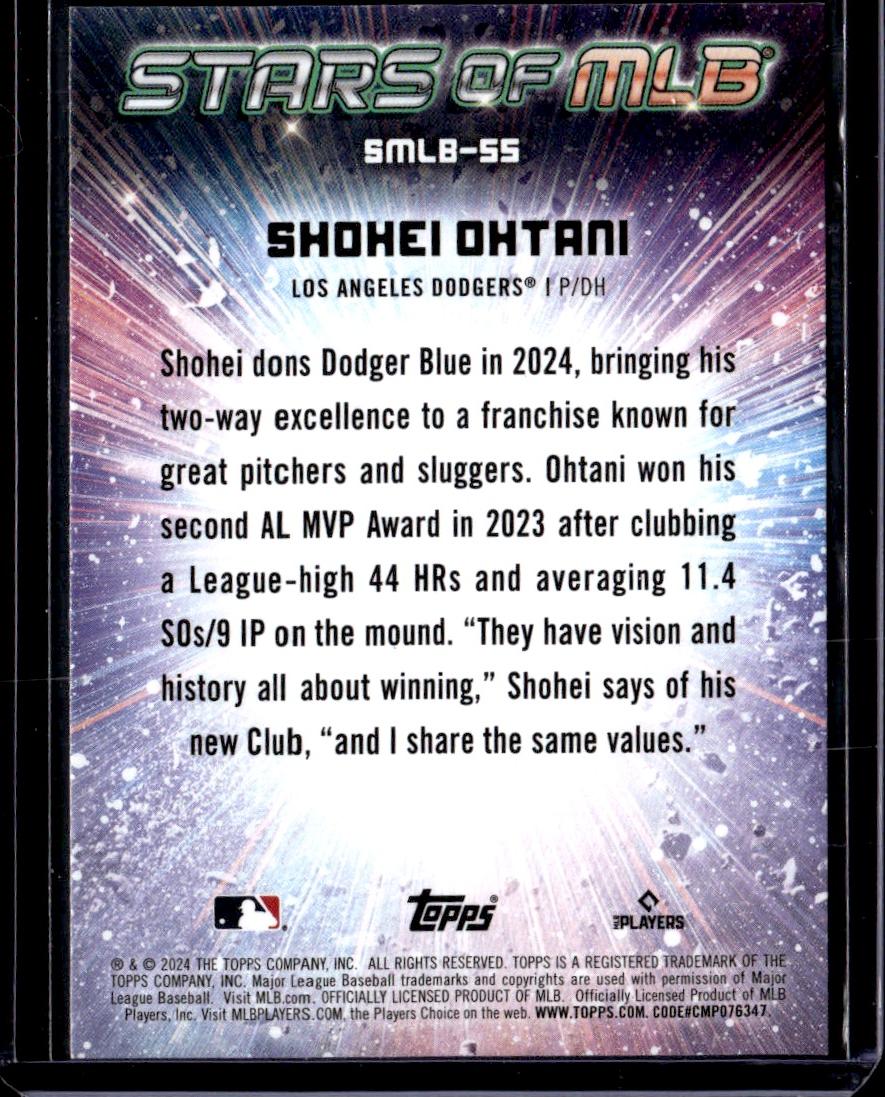 2024 Topps Shohei Ohtani Stars of MLB Los Angeles Dodgers