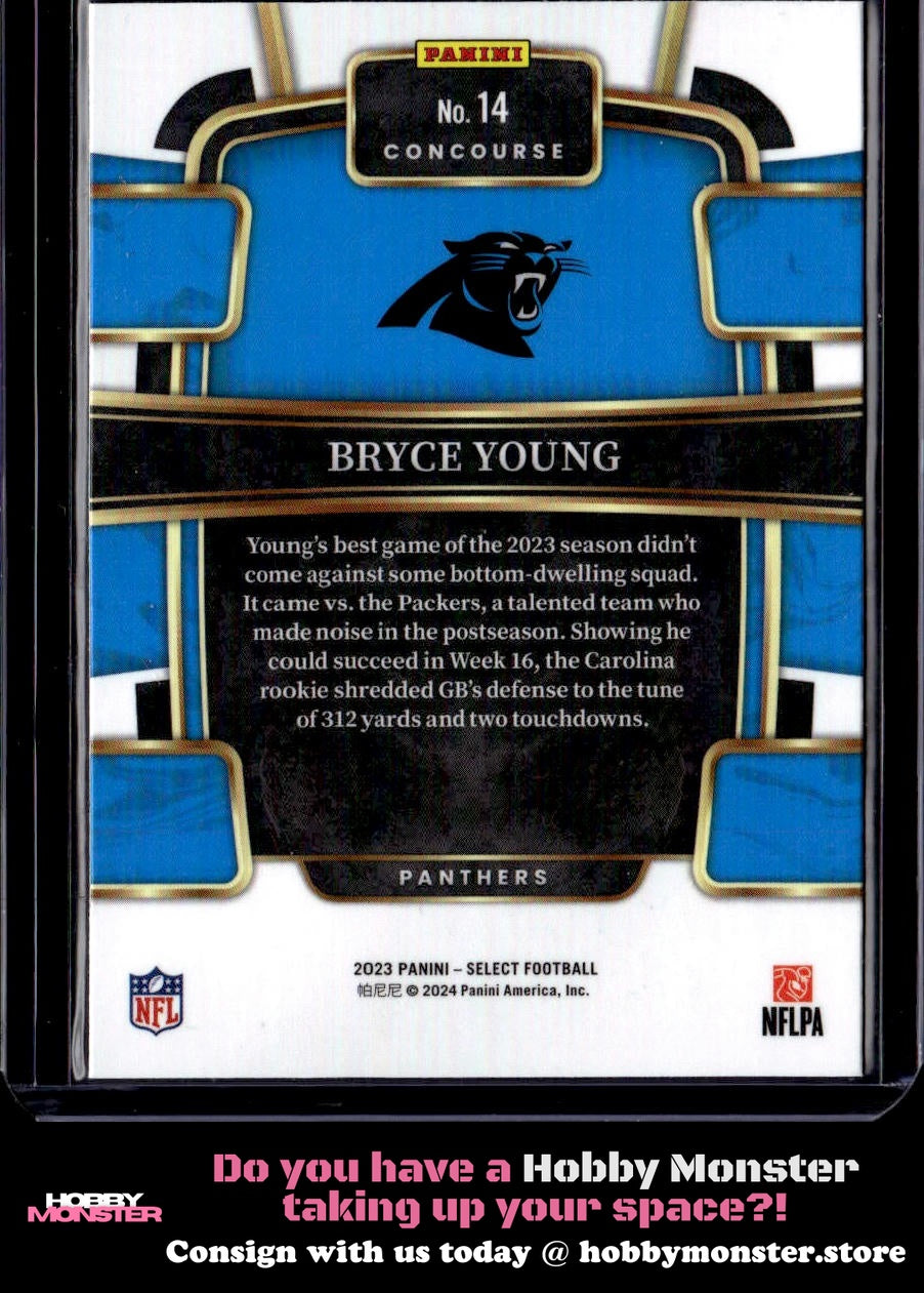 2023 Panini Select Bryce Young Rookie Carolina Panthers