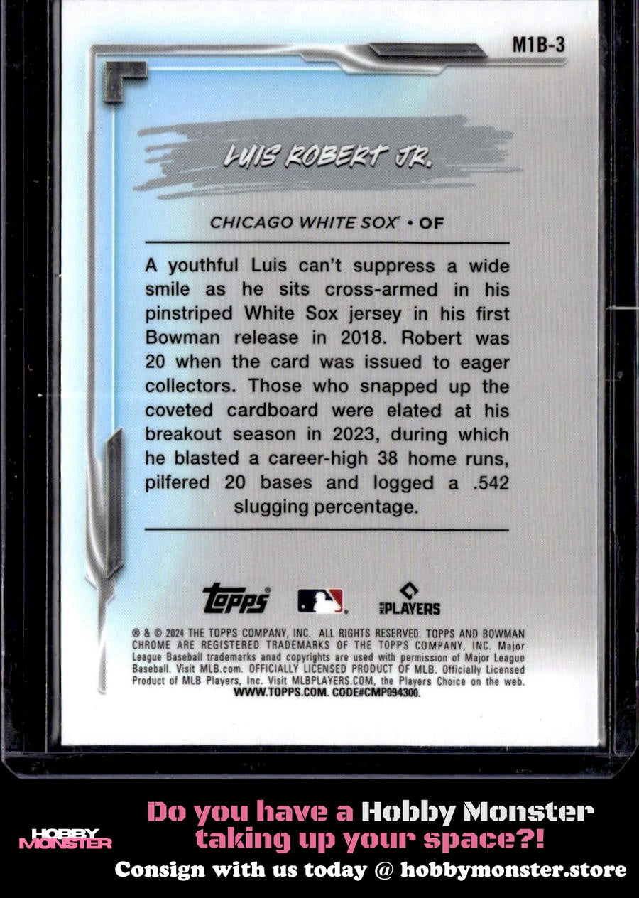 2024 Bowman Chrome Luis Robert Jr. My 1st Bowman Mojo Refractors Chicago
