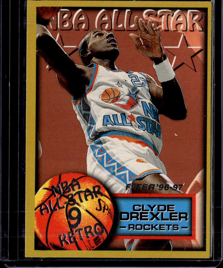 1996-97 Fleer Clyde Drexler Houston Rockets