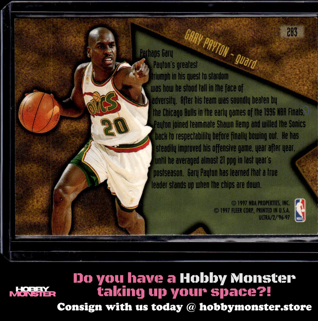 1996-97 Ultra Gary Payton Seattle SuperSonics