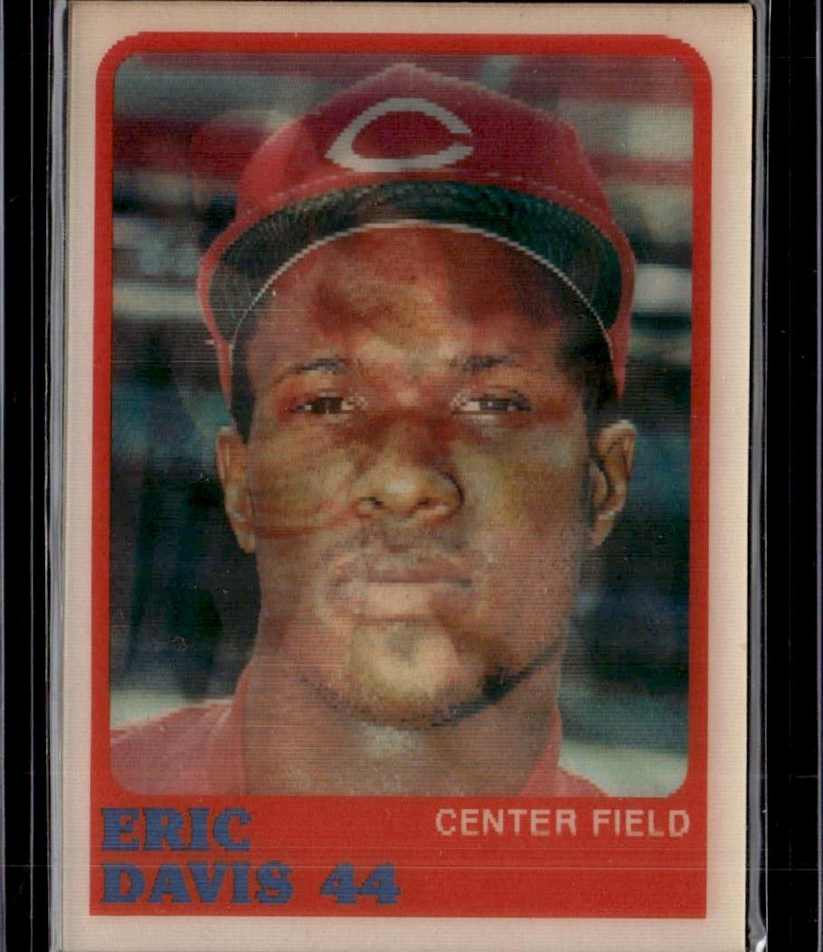 1988 Sportflics Eric Davis Cincinnati Reds
