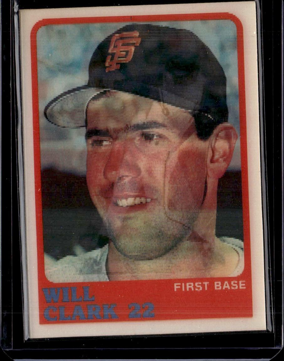 1988 Sportflics Will Clark San Francisco Giants
