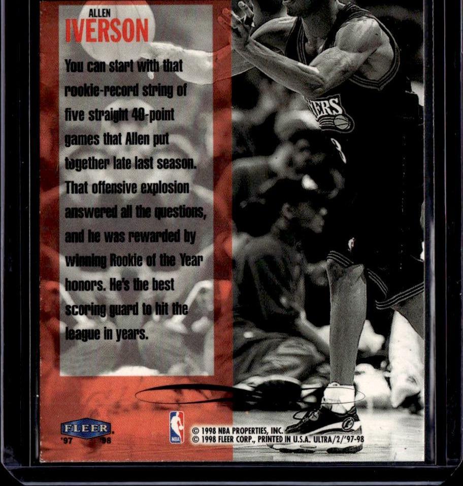 1997-98 Ultra Allen Iverson Philadelphia 76ers