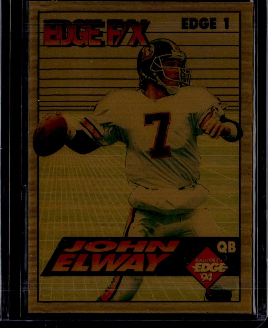 1994 Collector's Edge John Elway Edge F/X Silver Backs Denver Broncos