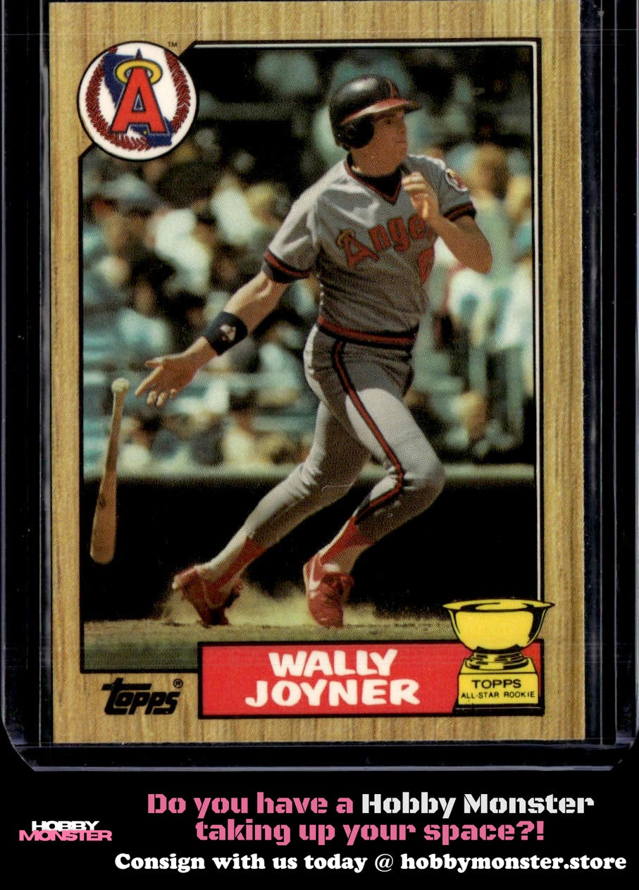 1987 Topps Wally Joyner Collector's Edition (Tiffany) Rookie California Angels