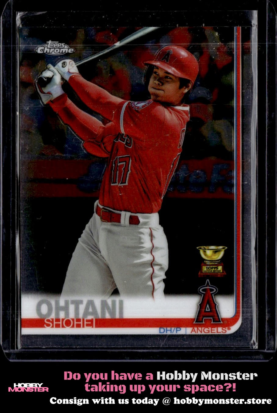 2019 Topps Chrome Shohei Ohtani Gold Cup Los Angeles Angels