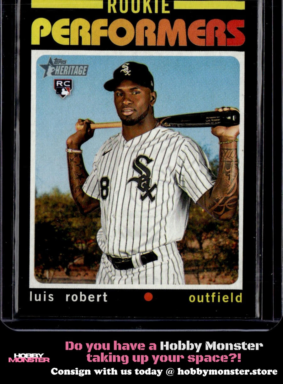 2020 Topps Heritage Luis Robert Rookie Performers Chicago White Sox