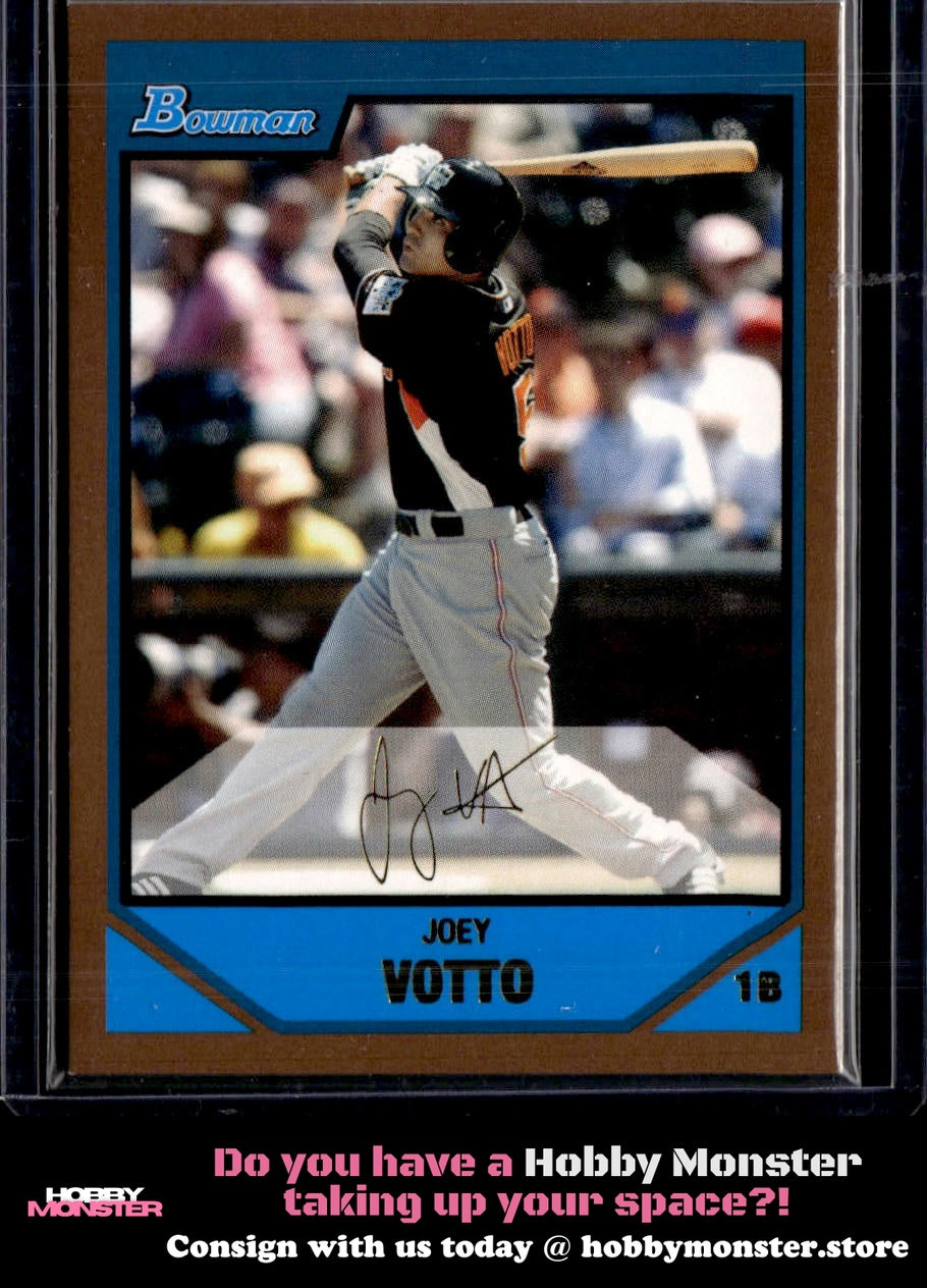 2007 Bowman Draft Picks & Prospects Joey Votto Prospects Gold Cincinnati Reds B