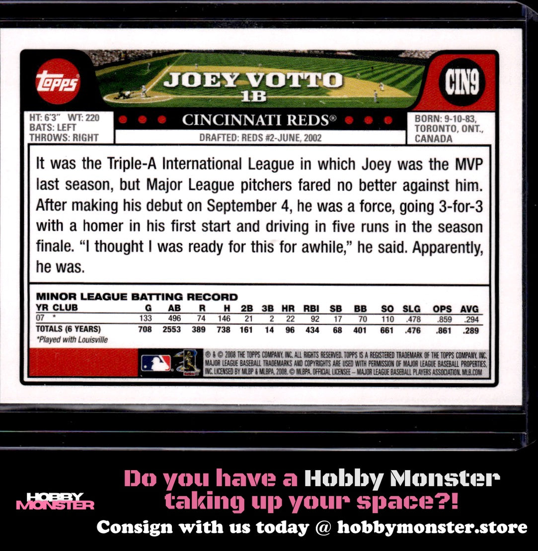 2008 Topps Joey Votto Cincinnati Reds