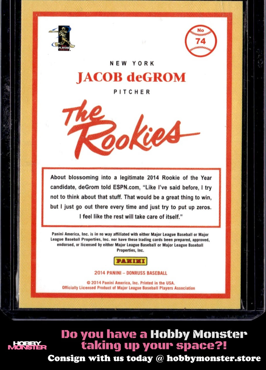 2014 Donruss The Rookies Jacob deGrom New York Mets