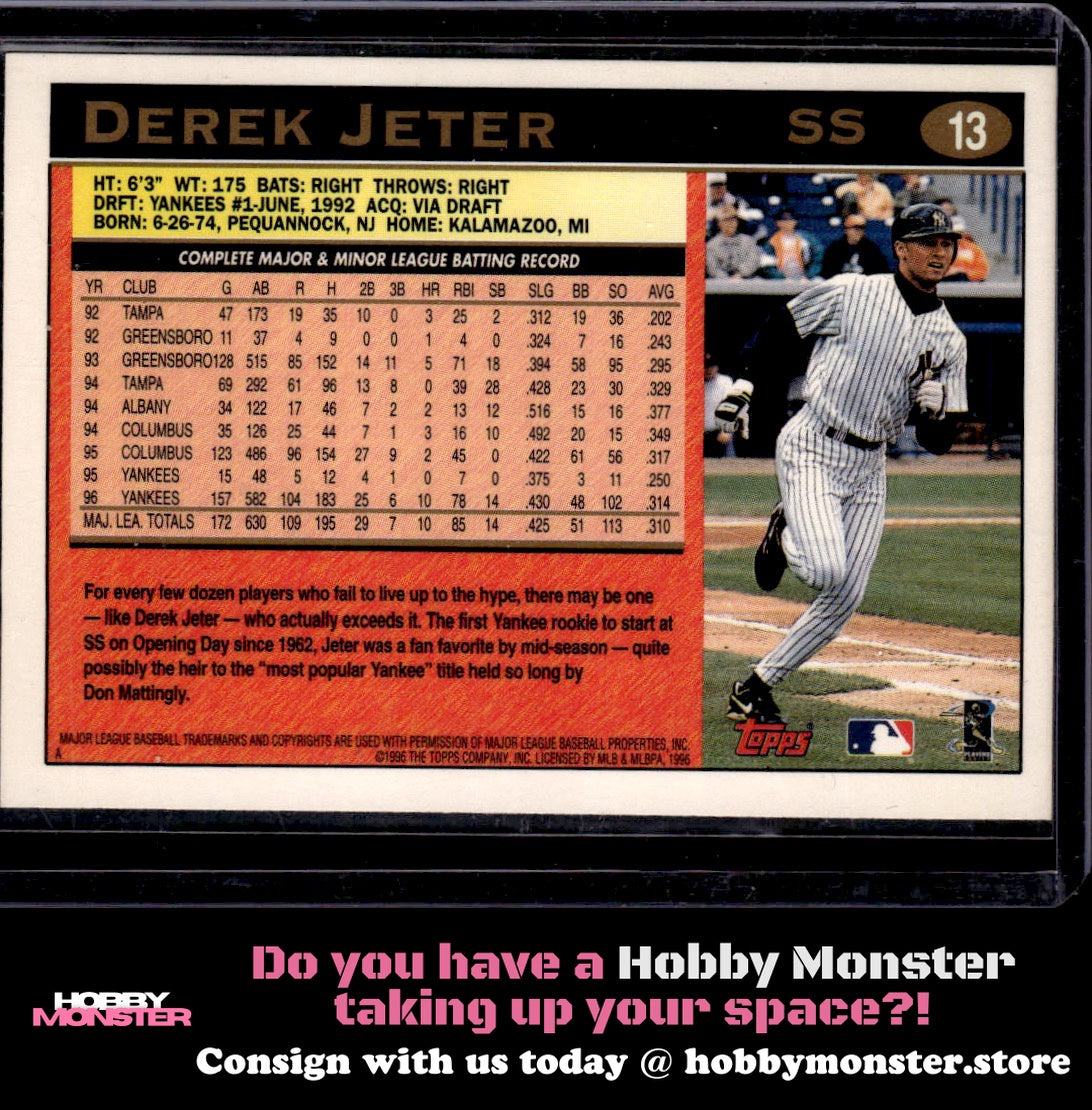 1997 Topps Derek Jeter Gold Cup New York Yankees