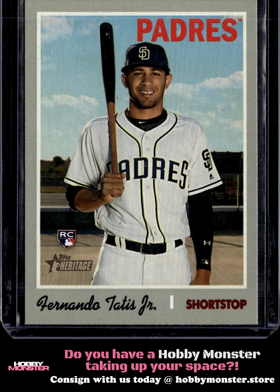 2019 Topps Heritage Fernando Tatis Jr. San Diego Padres