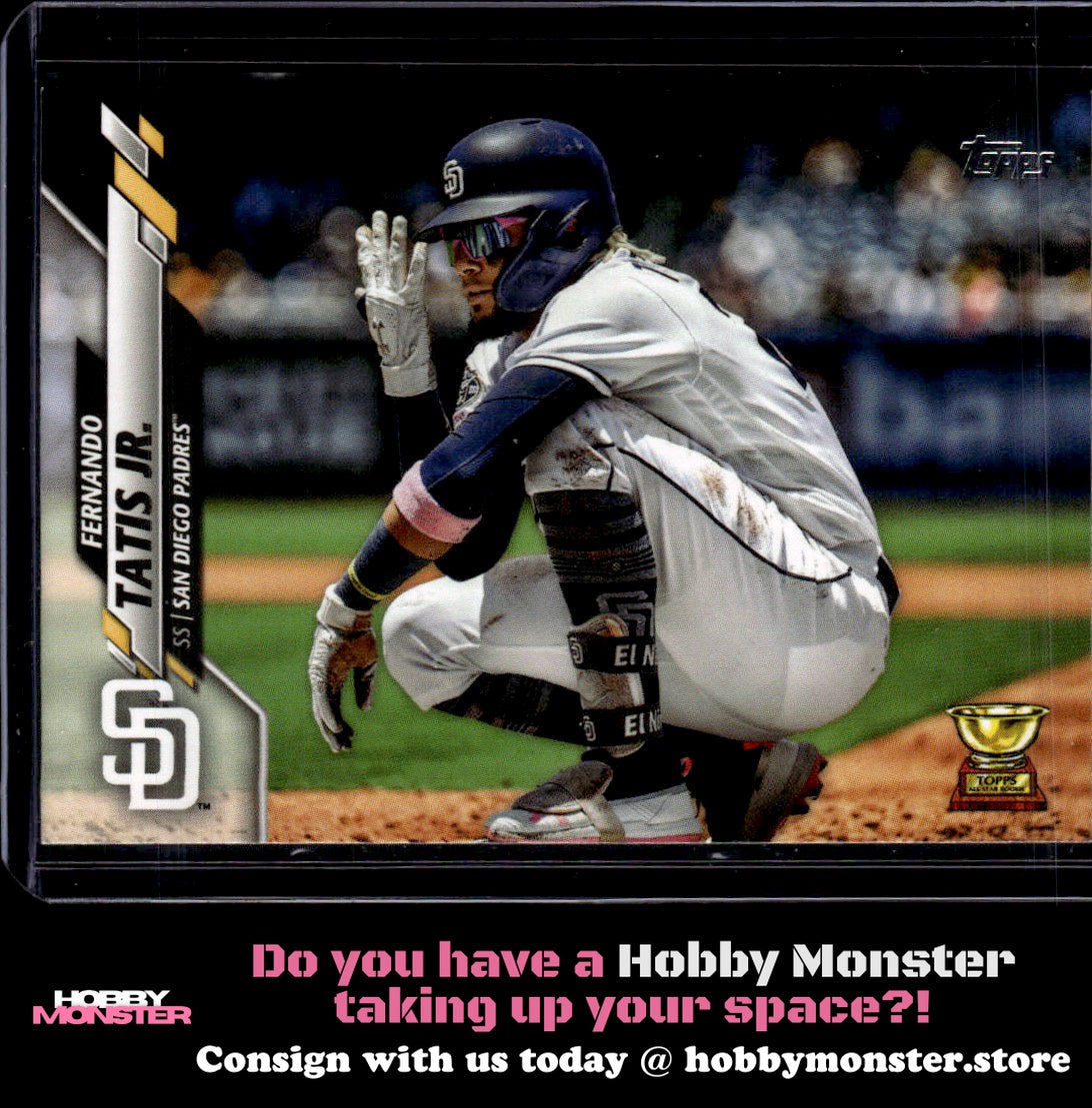 2020 Topps Fernando Tatis Jr. Squatting (horizontal) San Diego Padres C