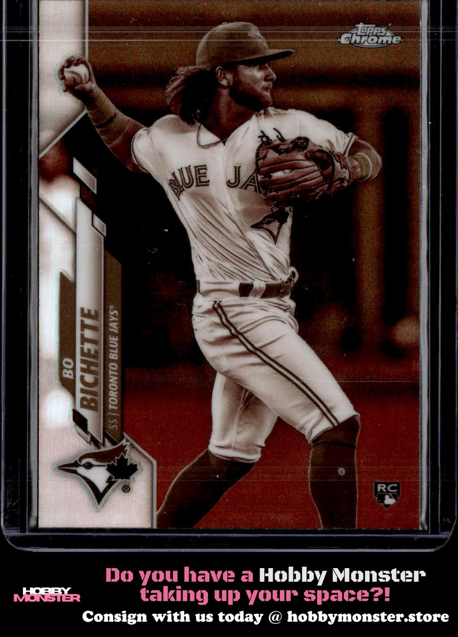 2020 Topps Chrome Bo Bichette Sepia Refractor Rookie Toronto Blue Jays