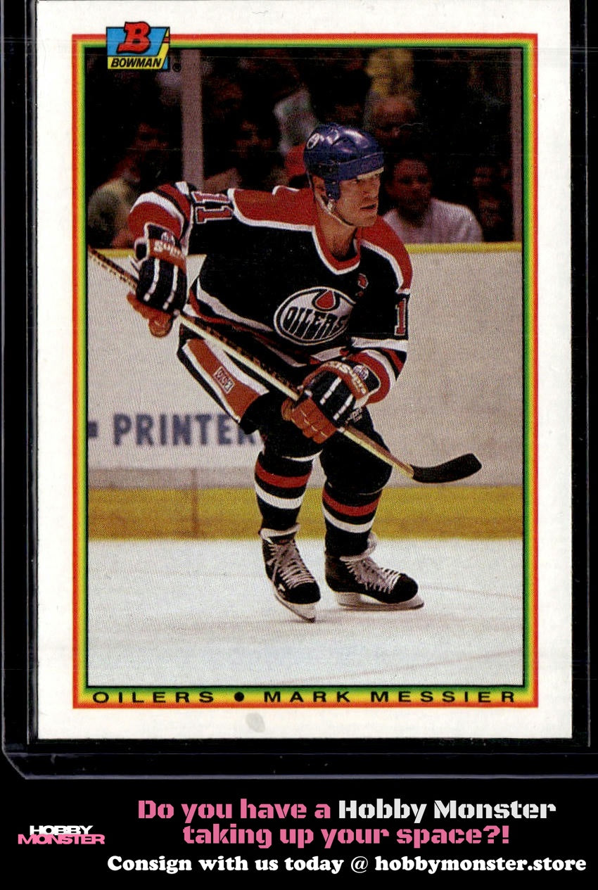 1990-91 Bowman Mark Messier Edmonton Oilers