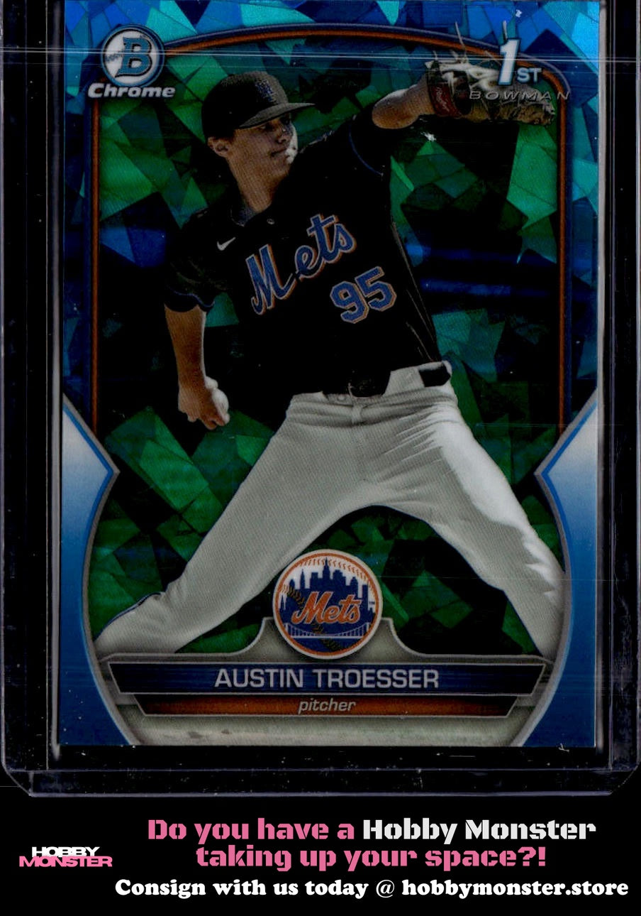 2023 Bowman Draft Sapphire Edition Austin Troesser New York Mets