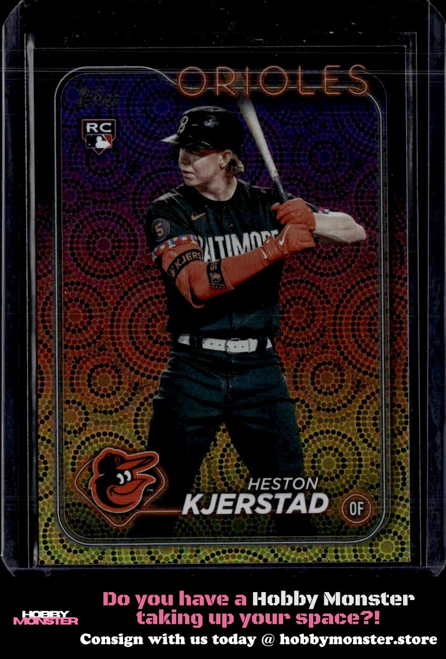 2024 Topps Heston Kjerstad Holiday Rookie Baltimore Orioles