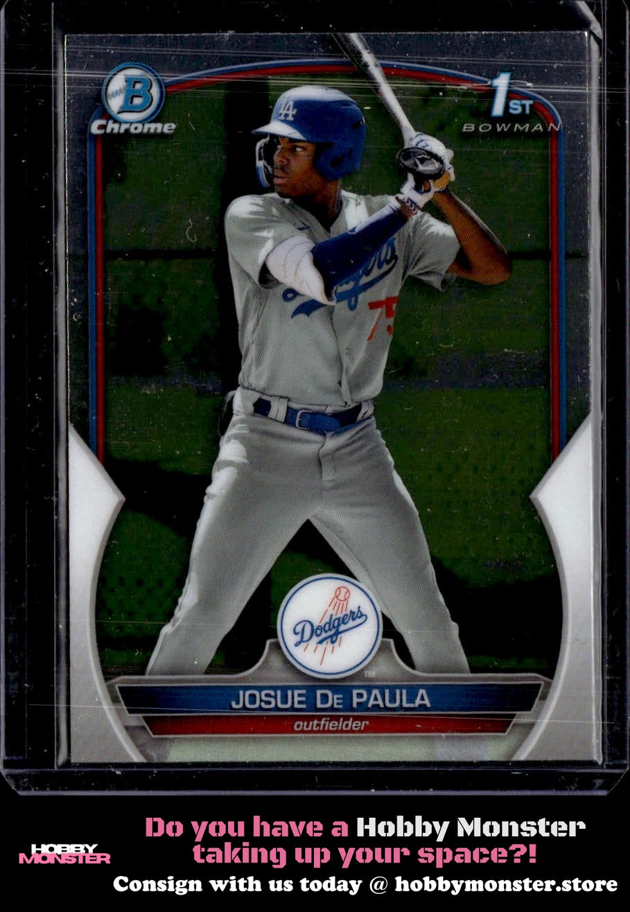 2023 Bowman Josue De Paula Chrome Prospects Los Angeles Dodgers D