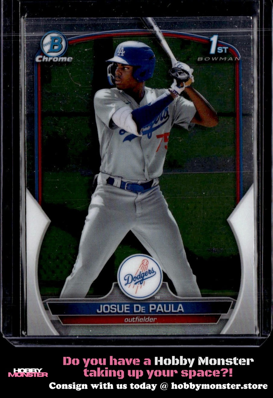2023 Bowman Josue De Paula Chrome Prospects Los Angeles Dodgers C