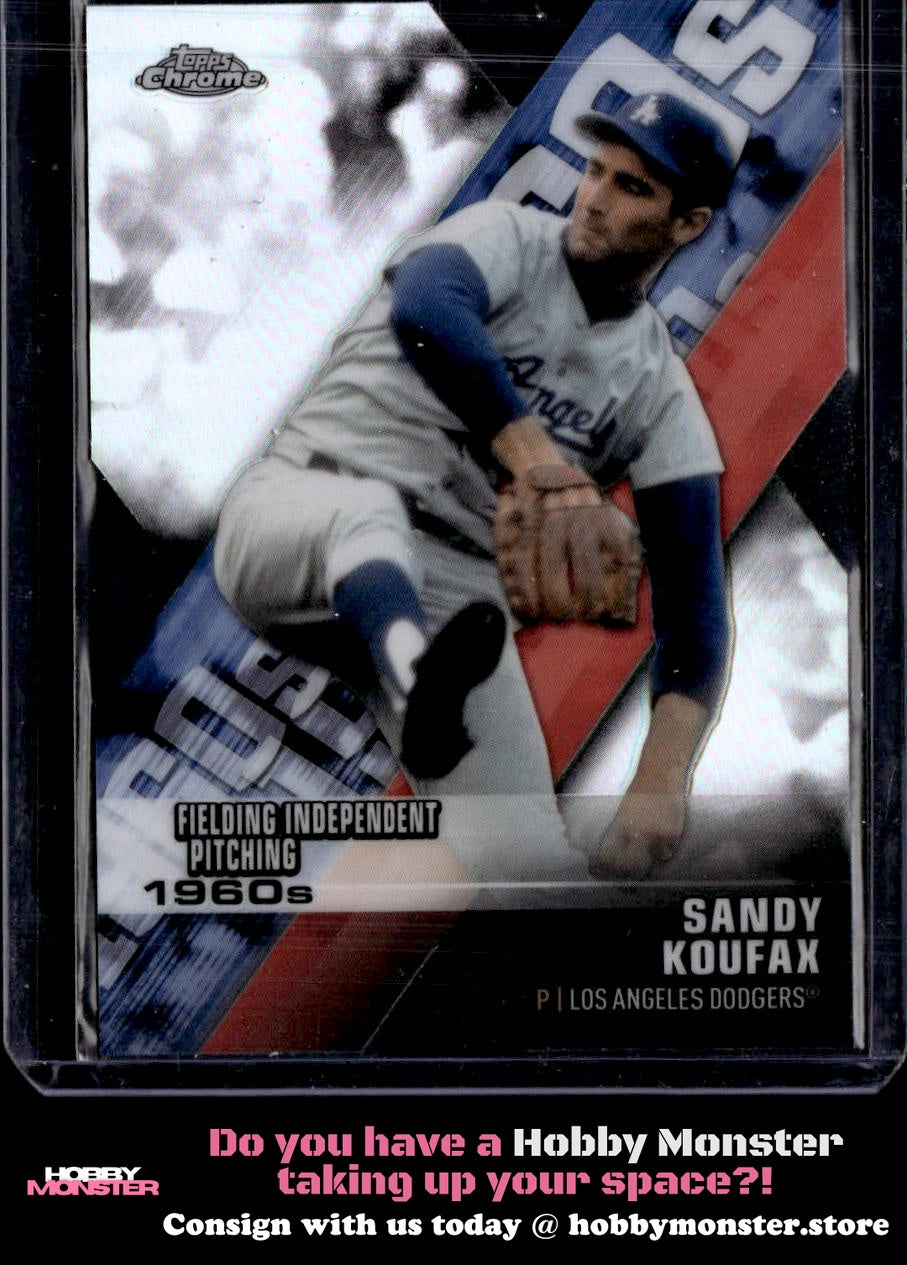 2020 Topps Chrome Sandy Koufax Decade of Dominance Die Cut Los Angeles Dodgers