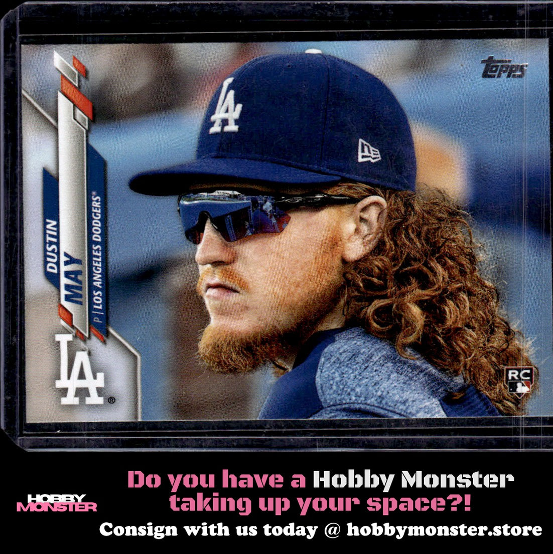 2020 Topps Dustin May SP Rookie Los Angeles Dodgers