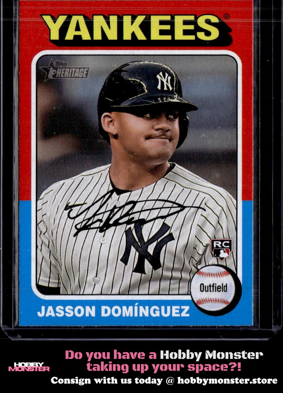 2024 Topps Heritage Jasson Domínguez Rookie New York Yankees