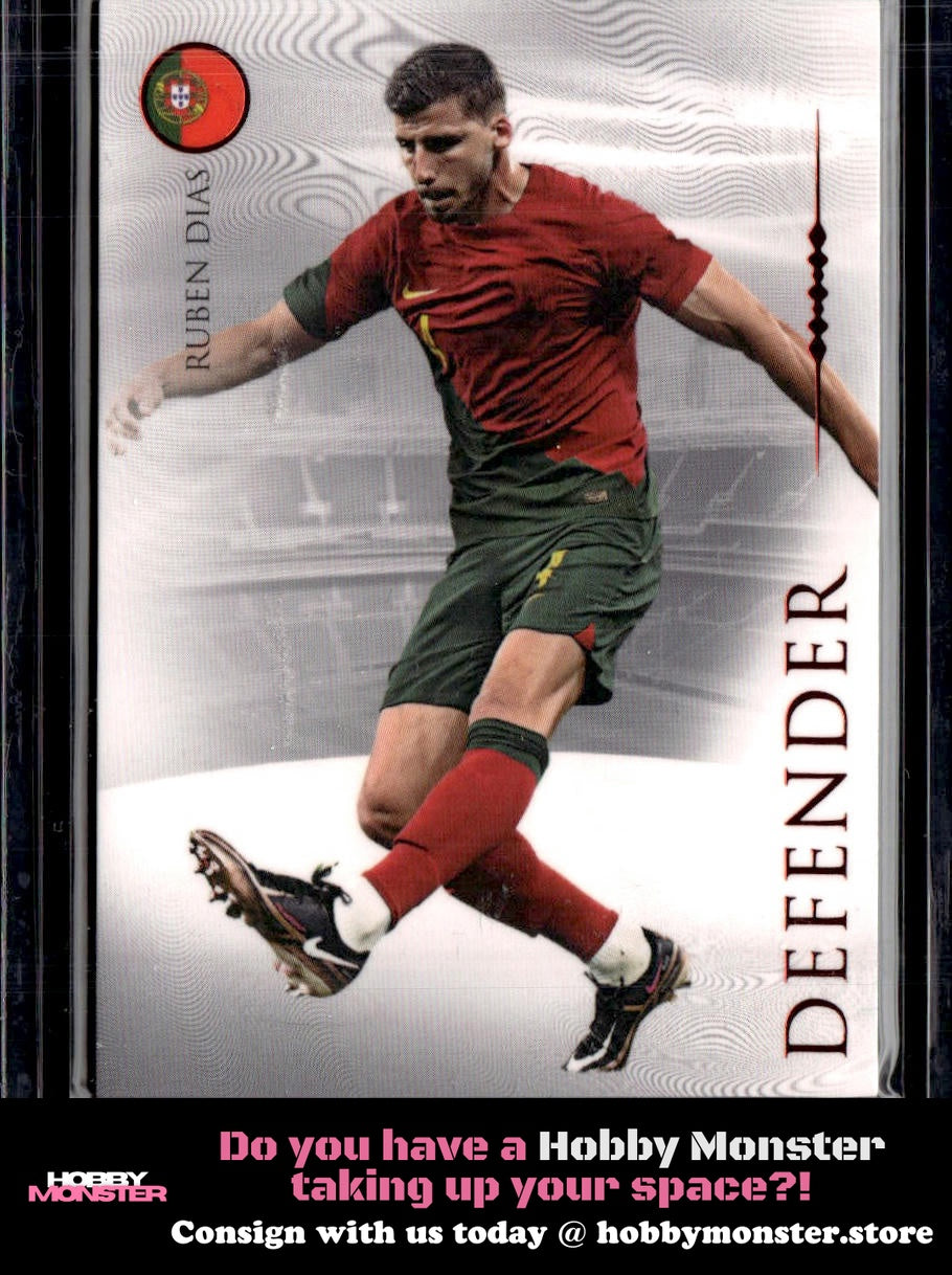 2023-24 Futera Unique World Football Ruben Dias Heritage Ruby #/10 Portugal