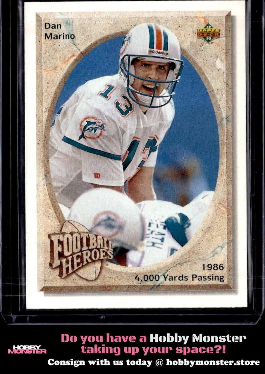 1992 Upper Deck Dan Marino Football Heroes: Dan Marino Miami Dolphins