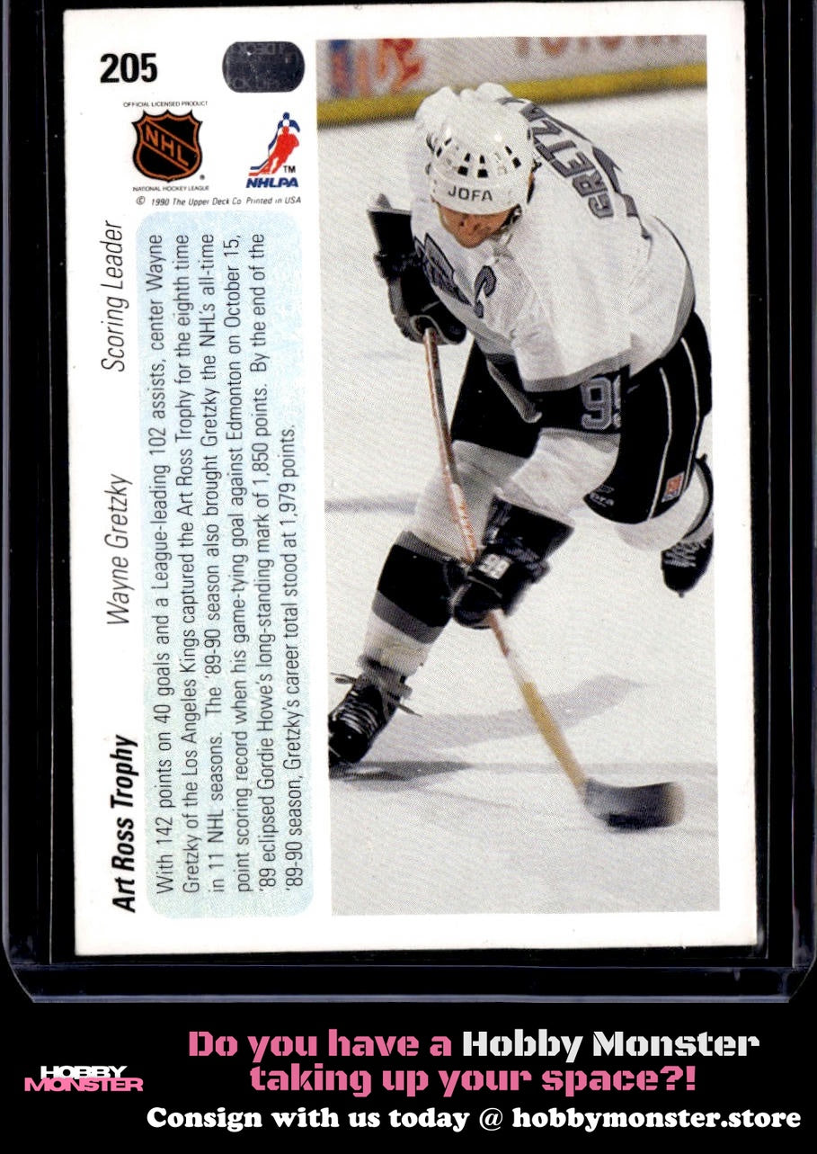 1990-91 Upper Deck French Wayne Gretzky Los Angeles Kings