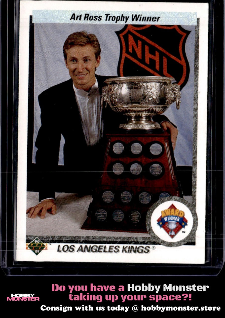 1990-91 Upper Deck French Wayne Gretzky Los Angeles Kings