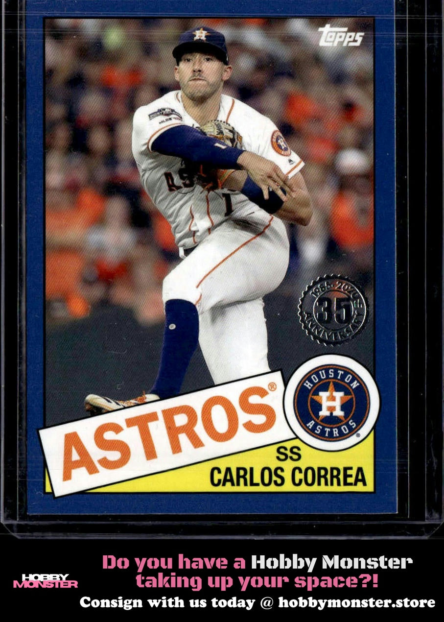 2020 Topps Carlos Correa 1985 Houston Astros