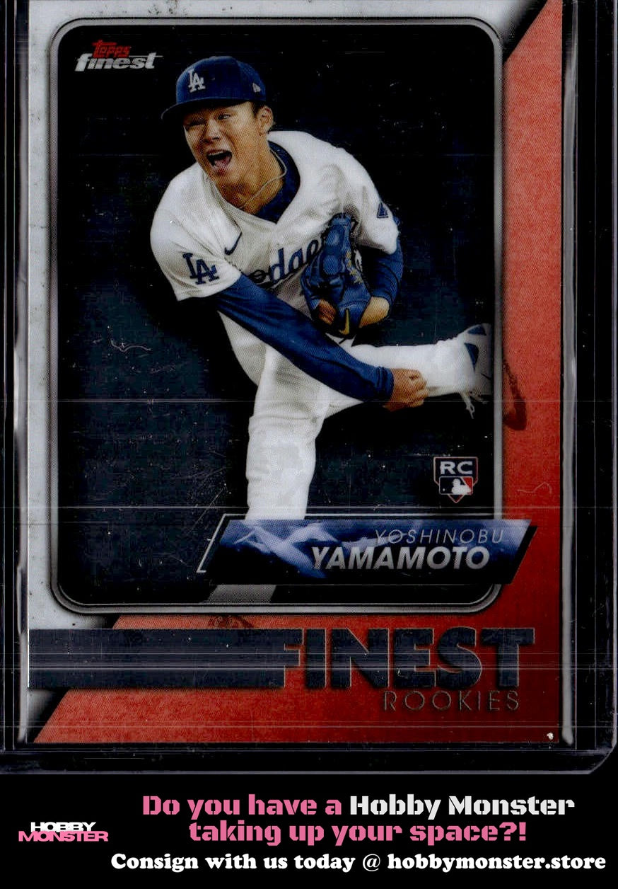 2024 Finest Yoshinobu Yamamoto Design Variations Los Angeles Dodgers