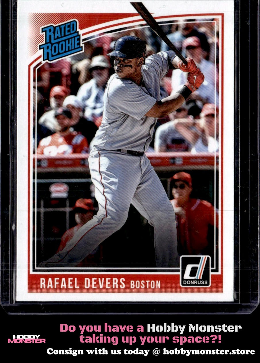 2018 Donruss Rafael Devers Rookie Boston Red Sox