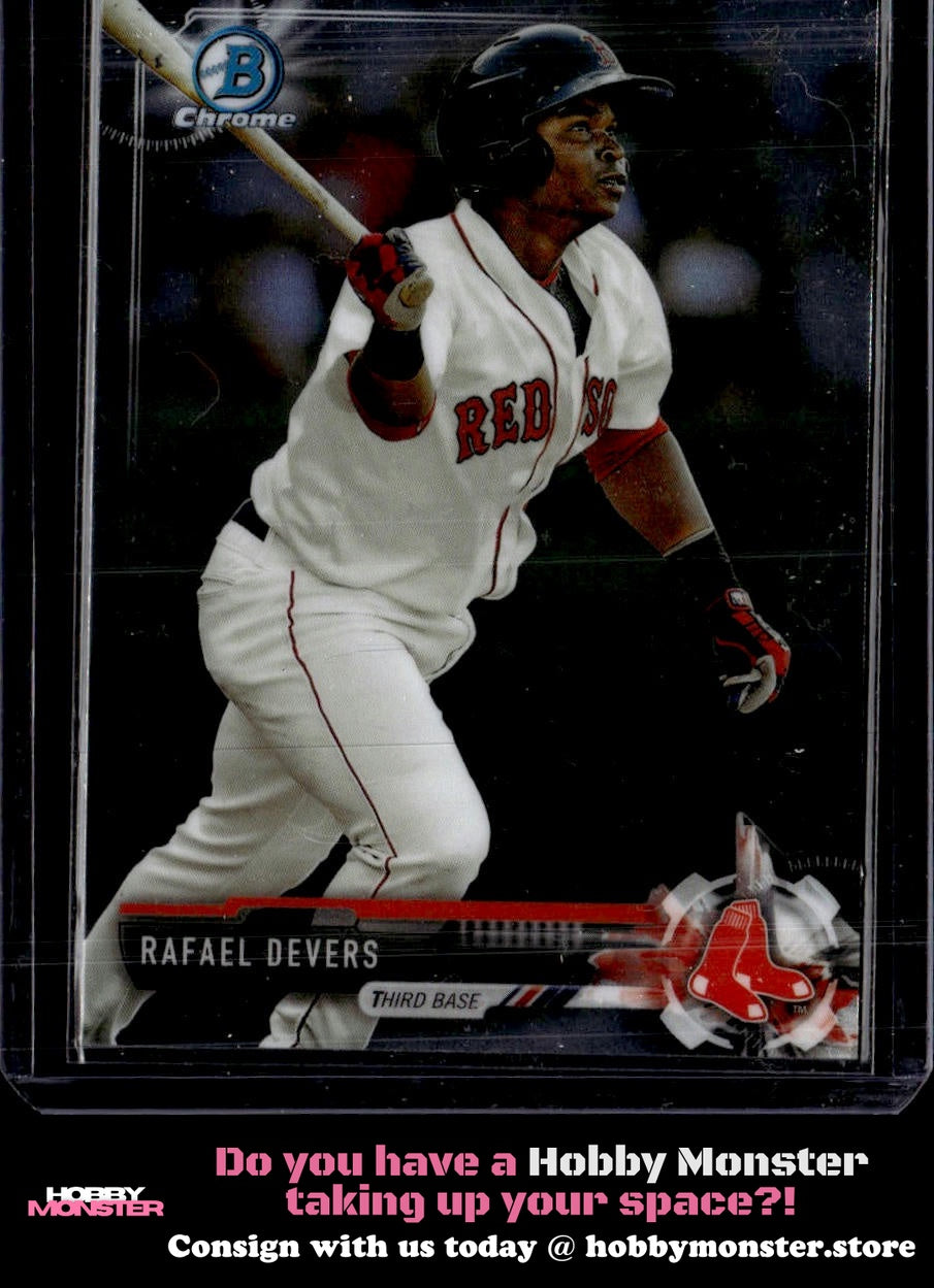 2017 Bowman Rafael Devers Chrome Prospects Boston Red Sox
