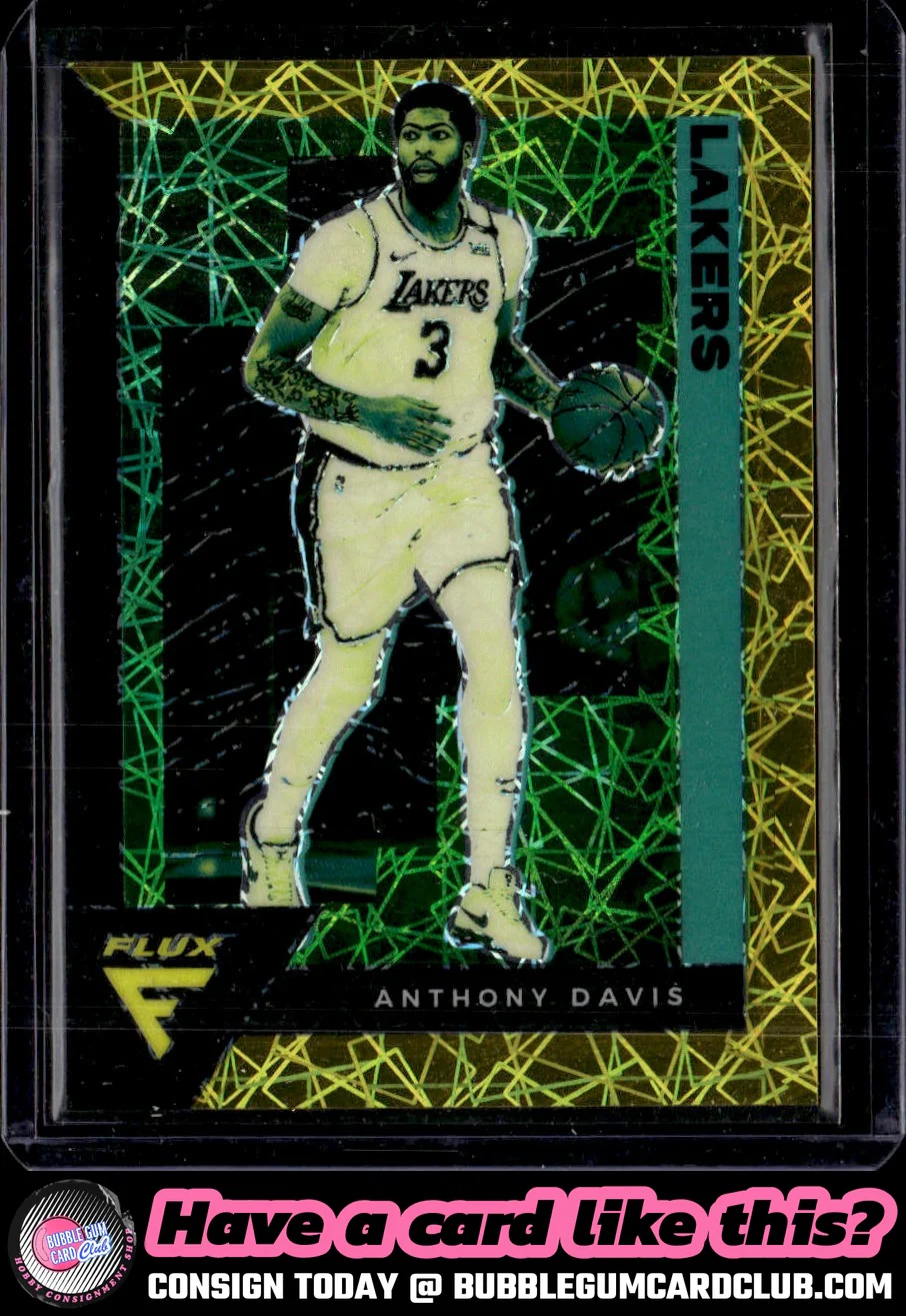 2020-21 Panini Flux Anthony Davis Gold /10 Los Angeles Lakers|1772