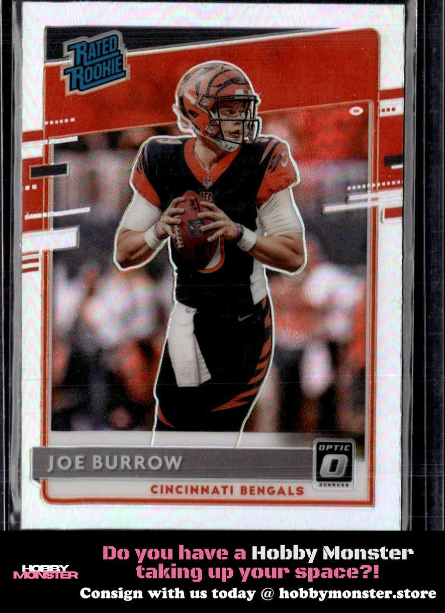 2020 Donruss Optic Joe Burrow Holo Rookie Cincinnati Bengals