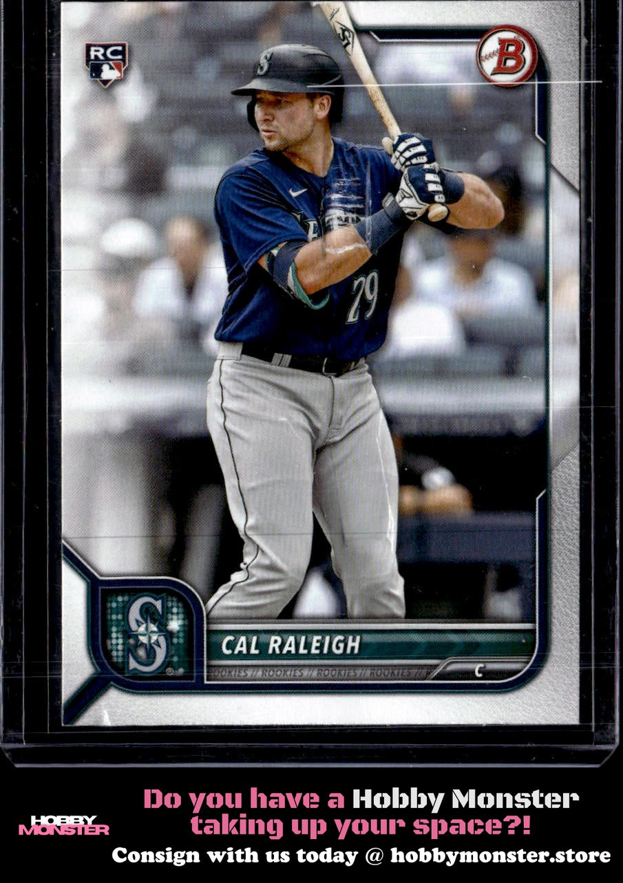 2022 Bowman Cal Raleigh Rookie Seattle Mariners