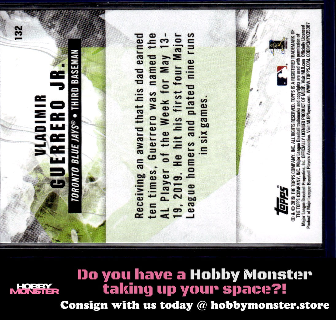 2019 Topps Fire Vladimir Guerrero Jr. Rookie Toronto Blue Jays
