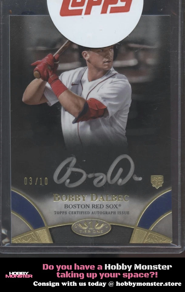 2021 Topps Tier One - Break Out Silver Ink Bobby Dalbec Auto /10 Boston Red Sox|102