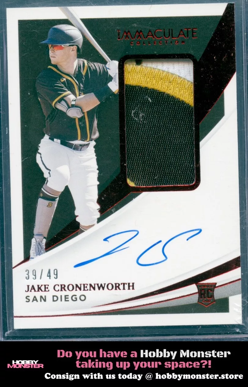 2021 Panini Immaculate Jake Cronenworth Red RC Auto /49 San Diego Padres|131