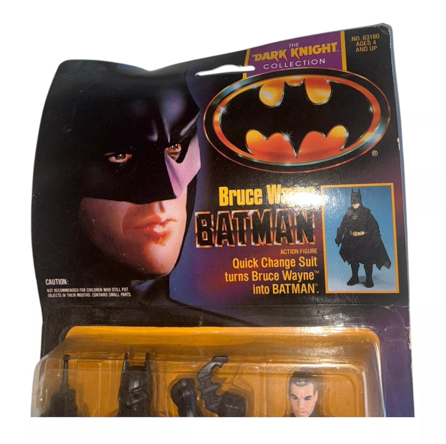 Batman Dark Knight Bruce Wayne Quick Change Suit Action Figure Kenner 1990