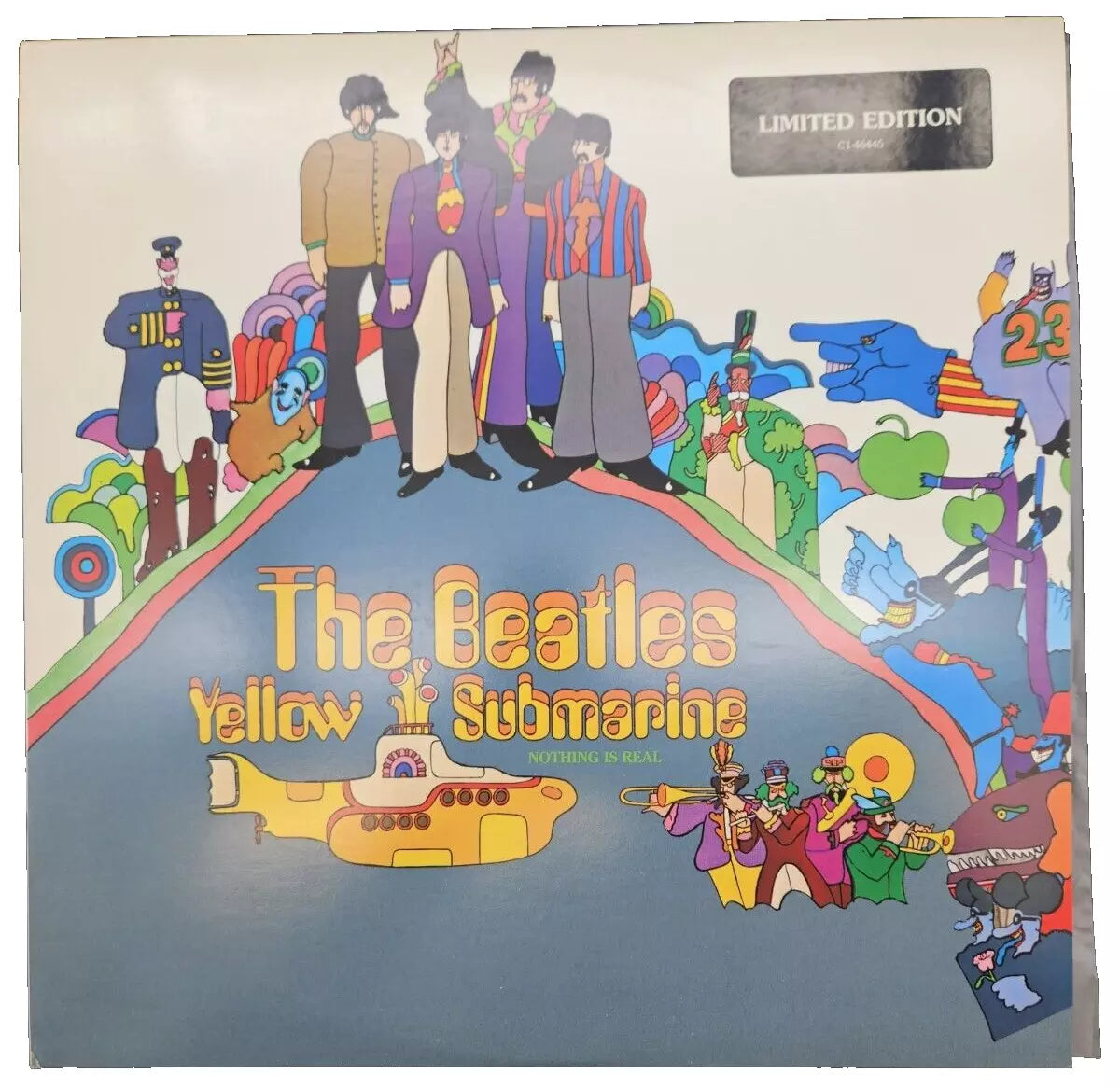 THE BEATLES "Yellow Submarine", Ltd Ed Vinyl LP 1995, Gold Stamp Promo Copy