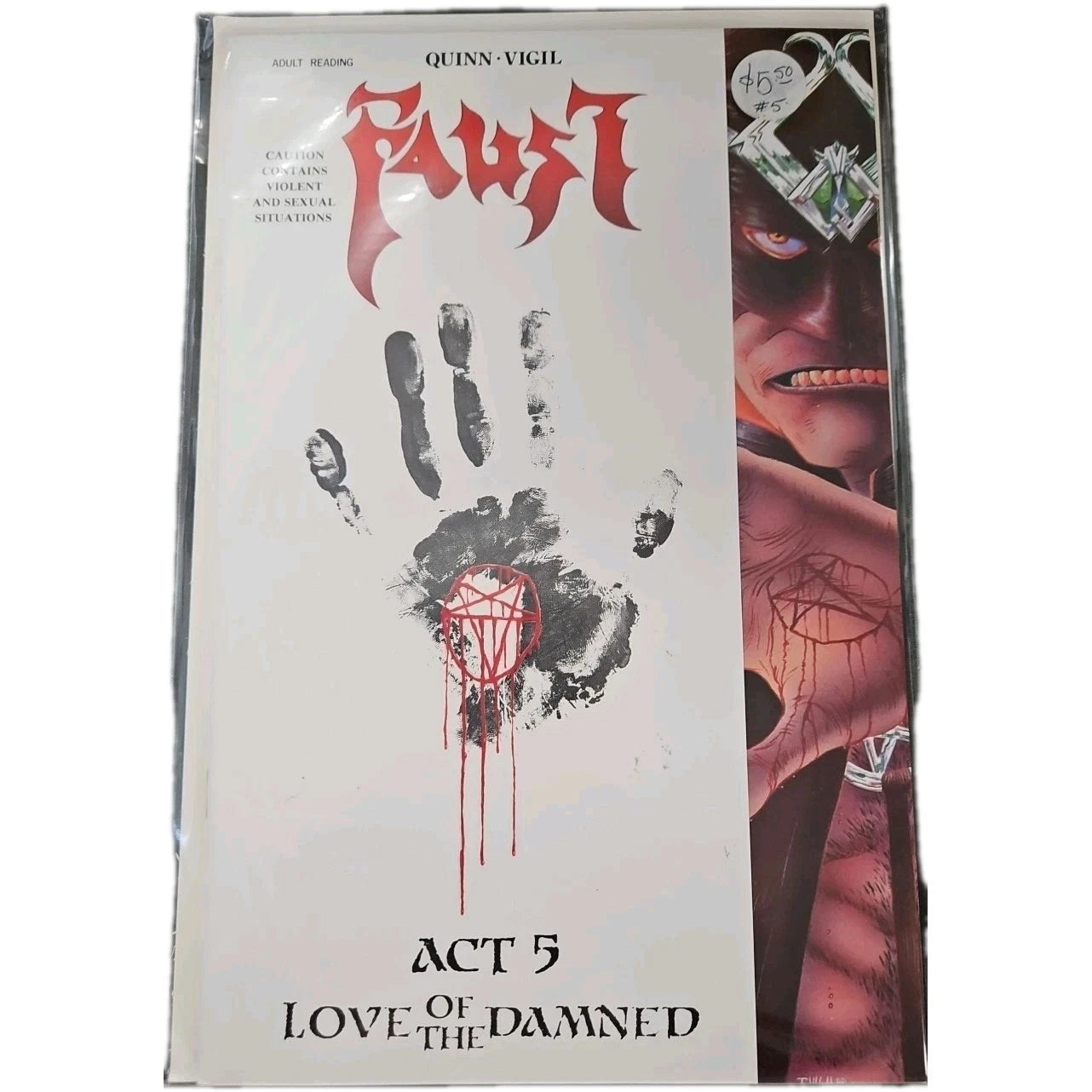 Faust Love of the Damned Act 5 (1990) Northstar Comic 1st Print Tim Vigil