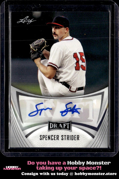 2021 Leaf Draft Spencer Strider Autographs Auto Atlanta Braves