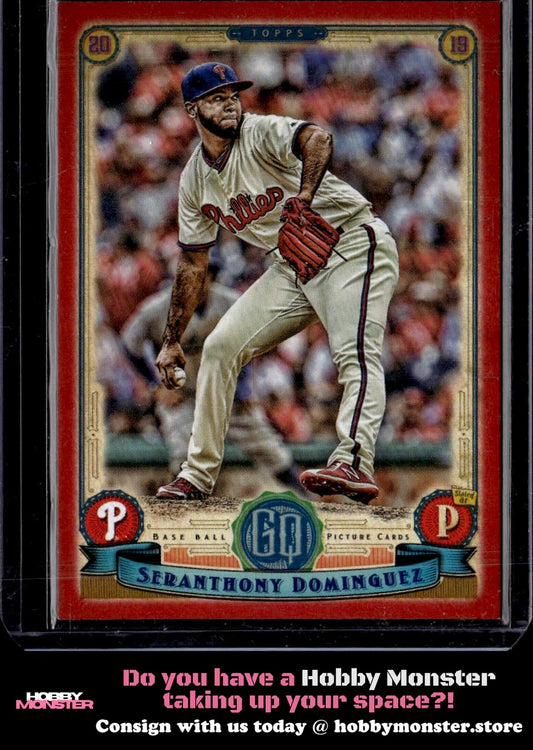 2019 Topps Gypsy Queen Seranthony Dominguez Red #/10 Philadelphia Phillies