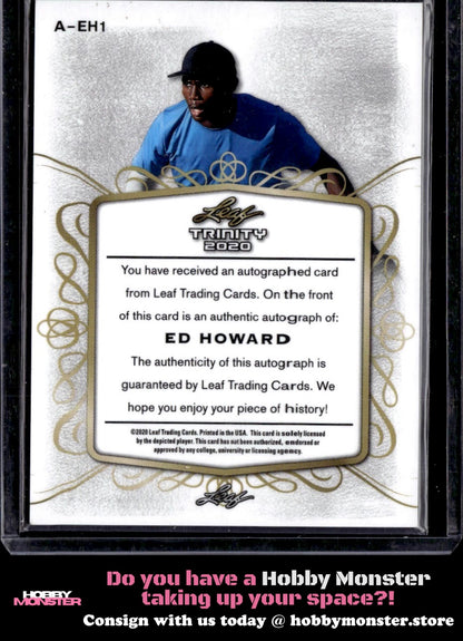 2020 Leaf Trinity - Autographs Spectrum Gold Ed Howard Auto Cubs