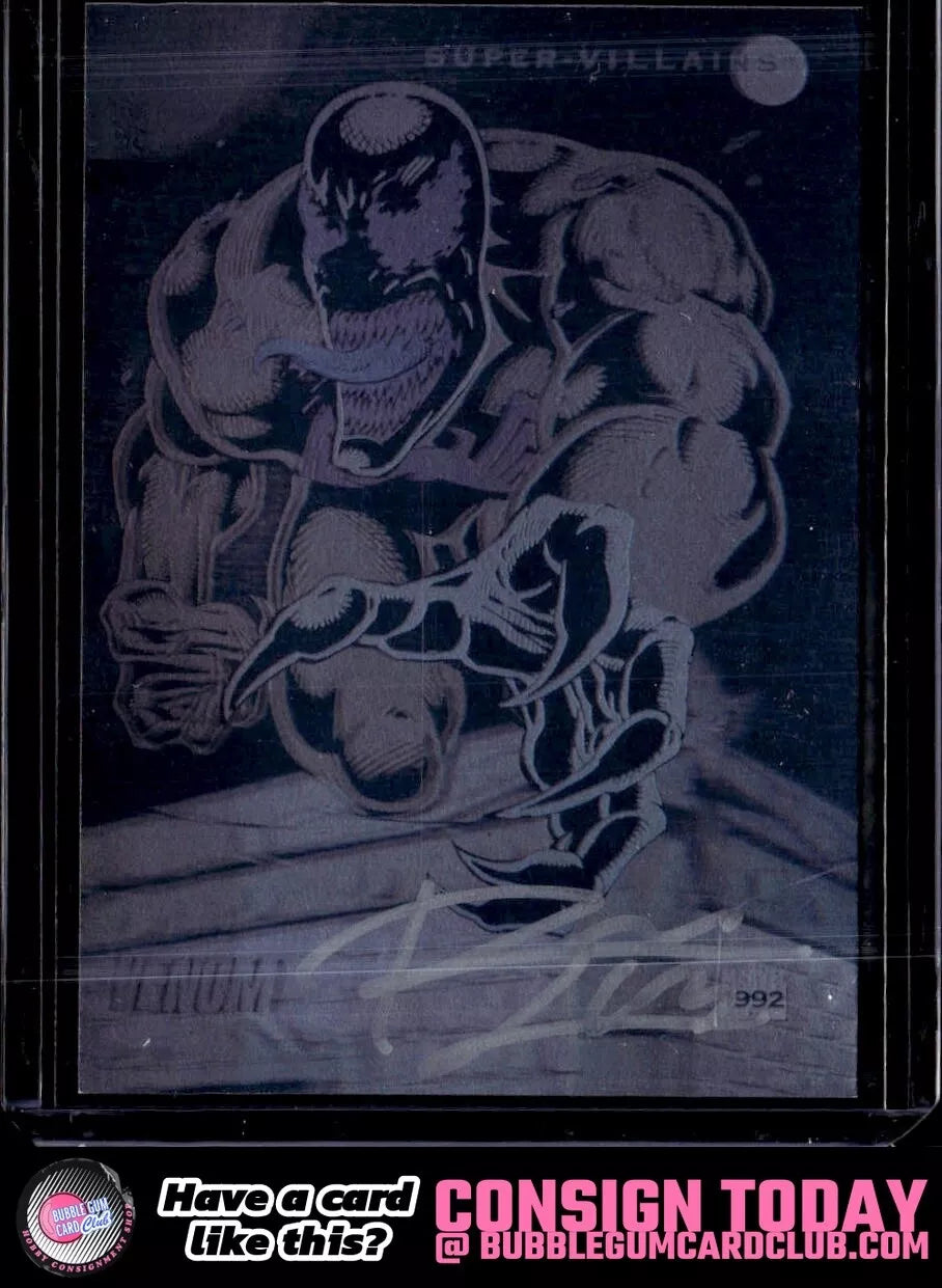 1992 Impel Marvel Universe Venom Holograms Ron Lim Auto C