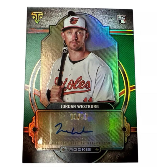 2024 Topps Triple Threads Jordan Westburg Rookie Auto /50 Orioles