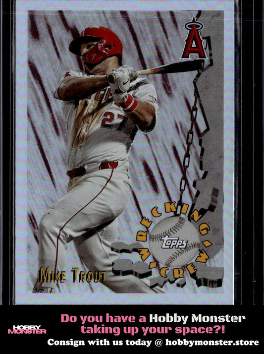 2024 Topps Archives Mike Trout 1996 Wrecking Crew Los Angeles Angels
